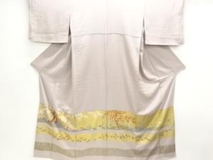 金彩慶春花鳥風月図一つ紋色留袖